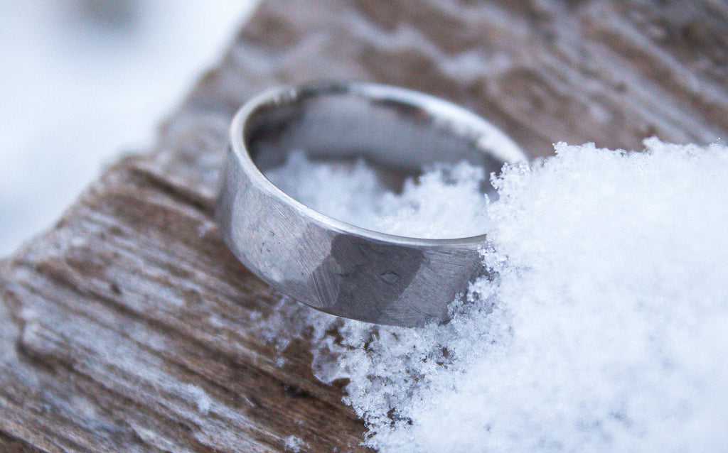 Faceted Titanium Ring 