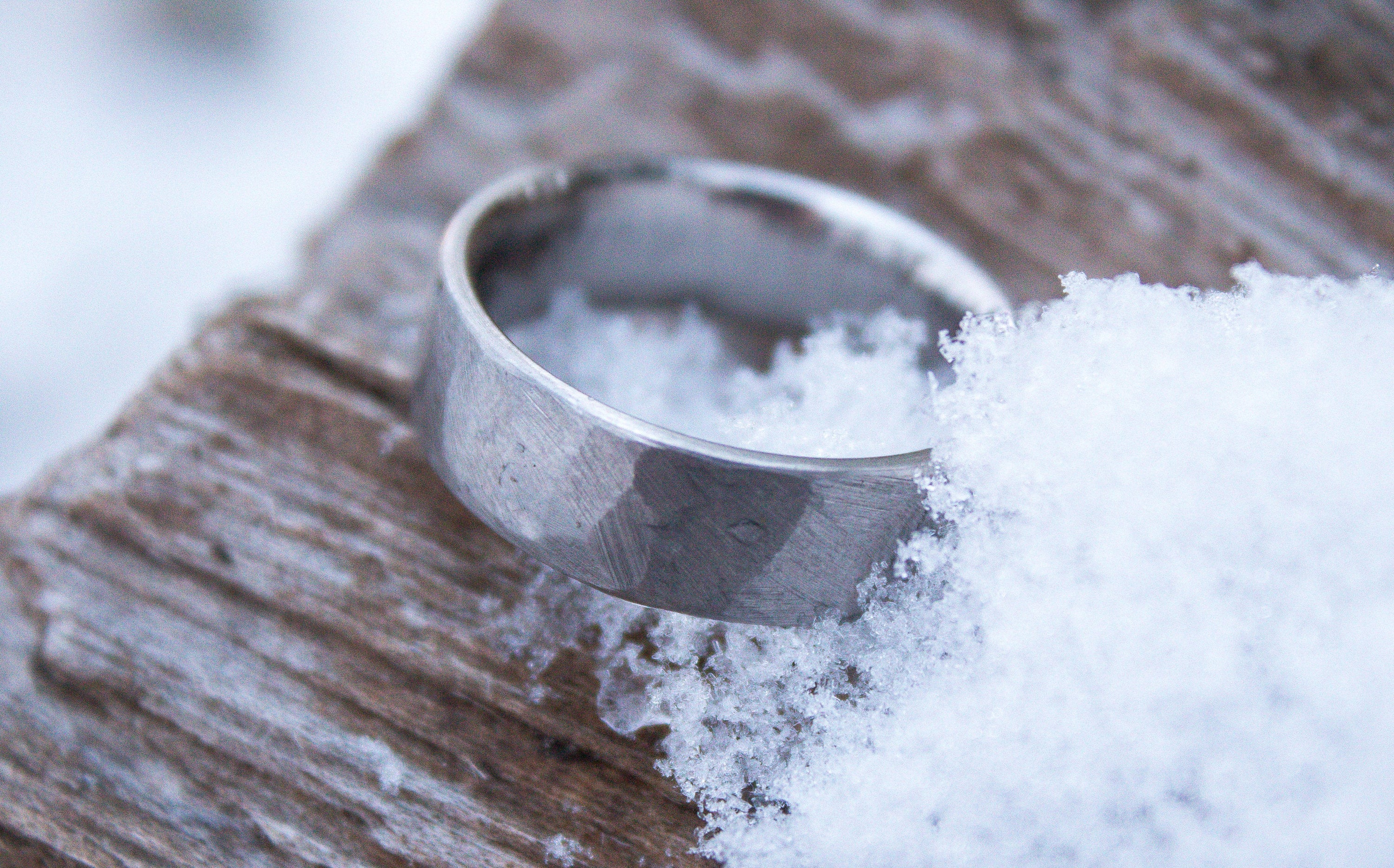 Faceted Titanium Ring 