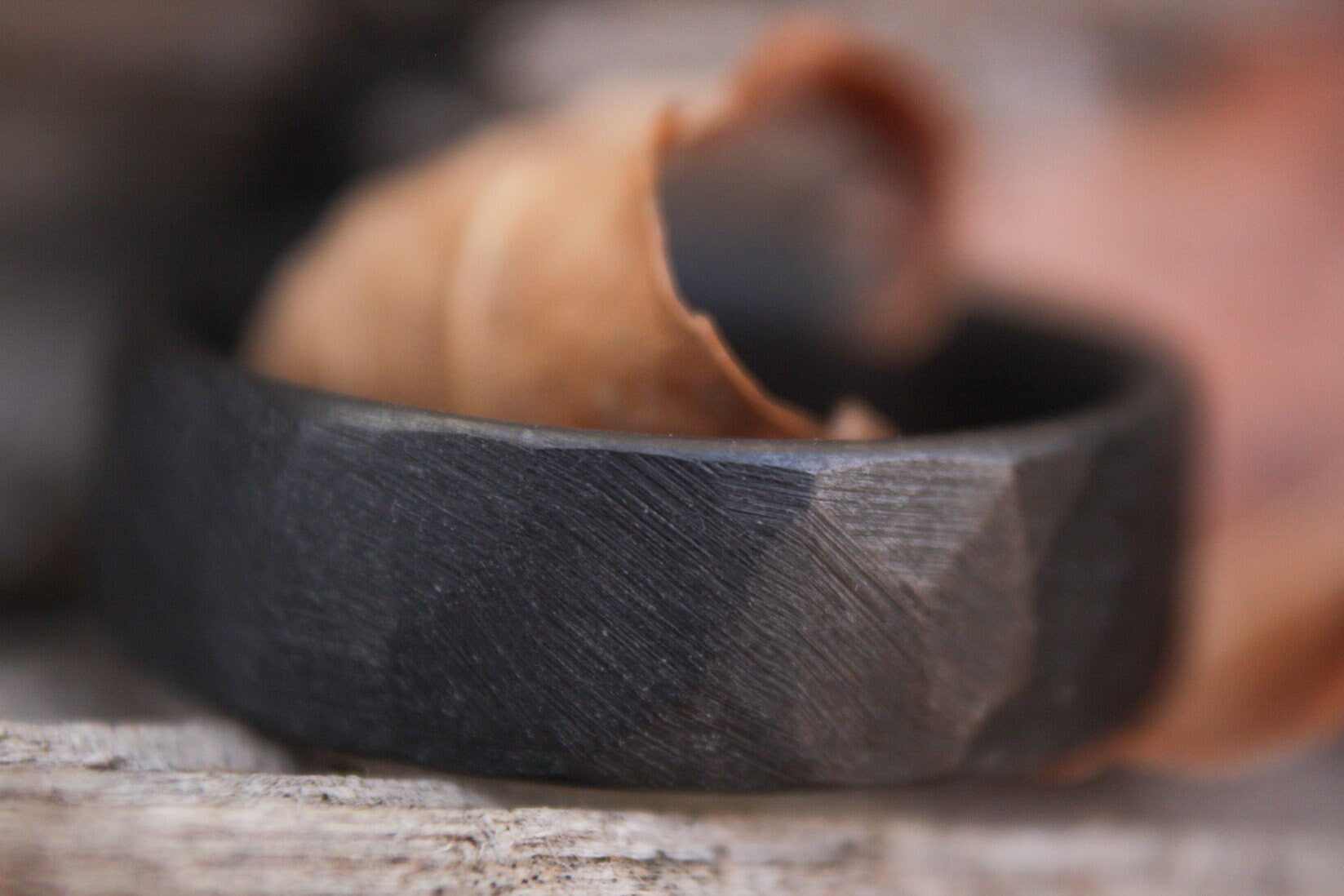Faceted Black Zirconium 