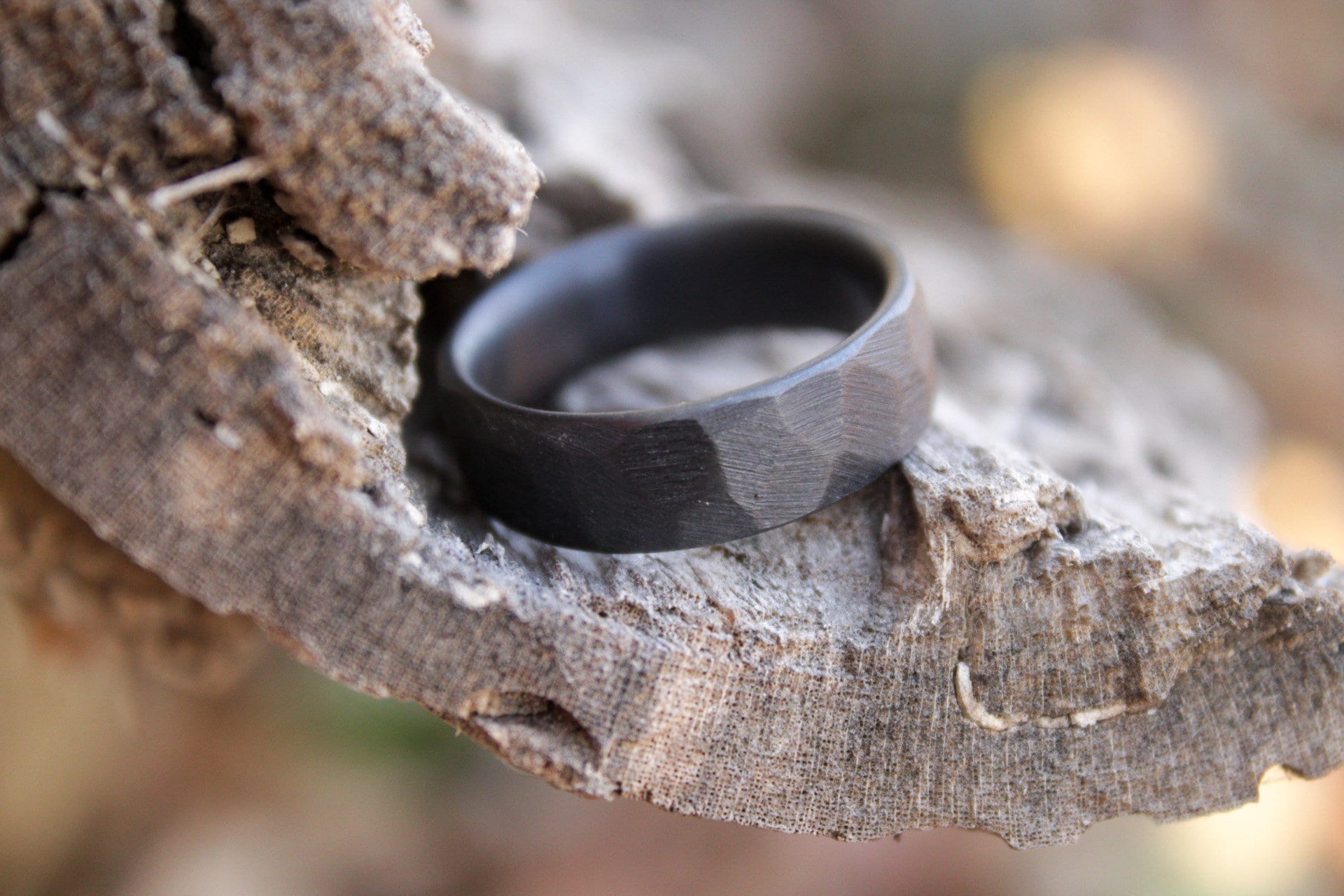 Faceted Black Zirconium 