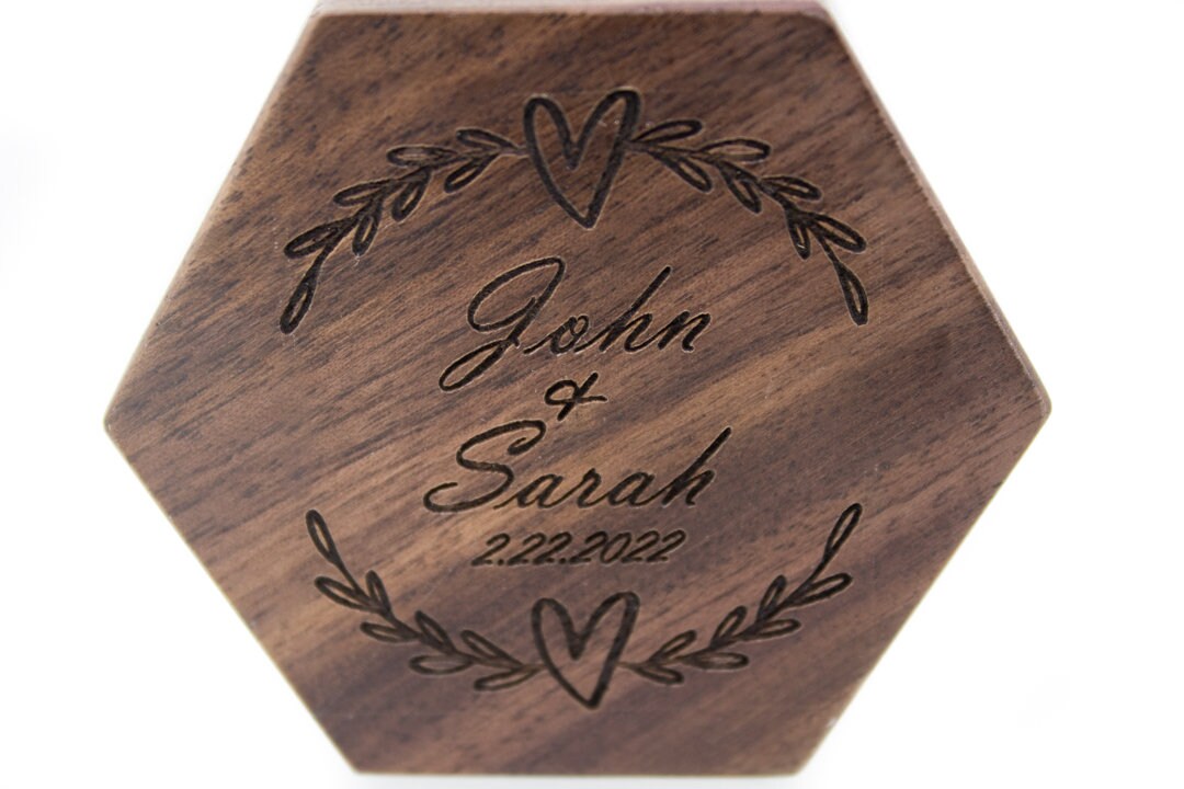 Wooden Ring Box 