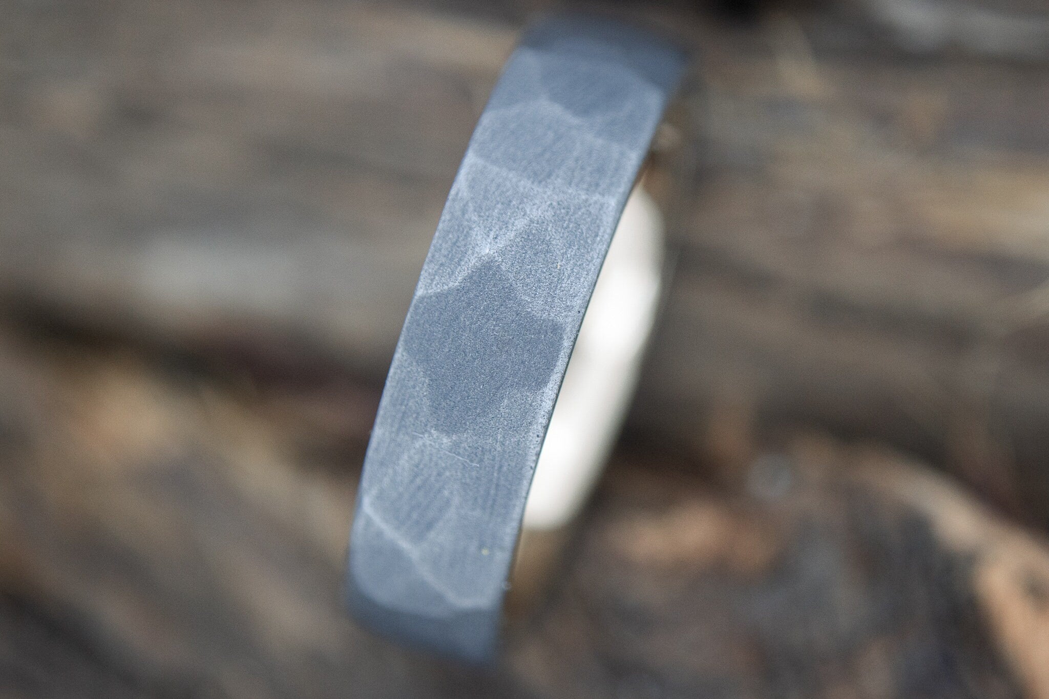 Faceted Zirconium with 14k Yellow Gold Liner 