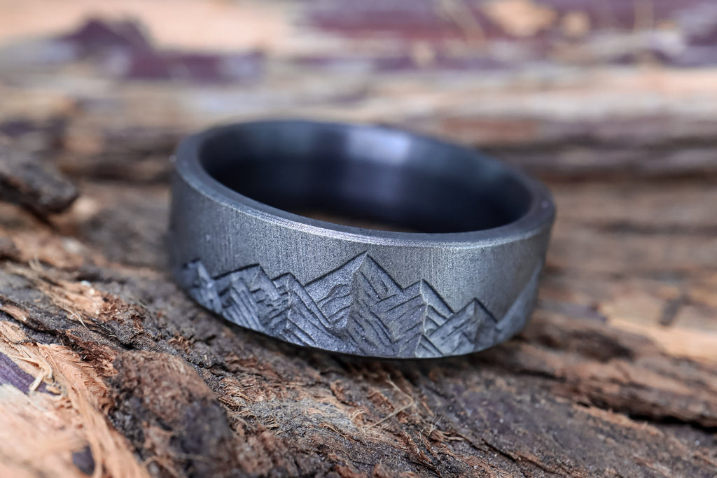 Sandblasted Zirconium Mountain Range 